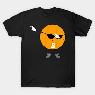 Dabbing Bitcoin T-Shirt T-Shirt